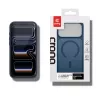 Crong Hybrid Matte Magnetic MagSafe -kotelo iPhone 17 Pro Max – PC+TPU, läpikuultava navy