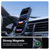 Crong Hybrid Matte Magnetic MagSafe -kotelo iPhone 17 Pro Max – PC+TPU, läpikuultava navy