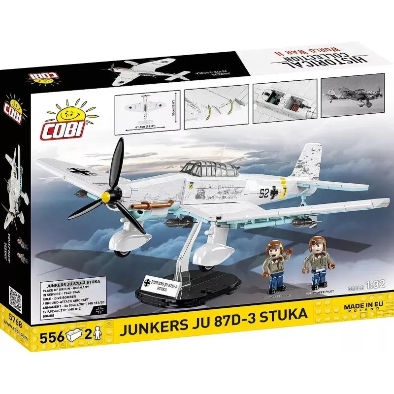 Cobi Blocks Junkers JU 87D-3 Stuka rakennussarja 556 osaa