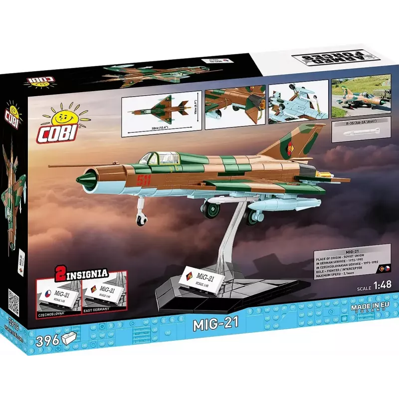 Cobi MiG-21 pienoismallisarja 396 osaa – Cobi Blocks rakennussarja