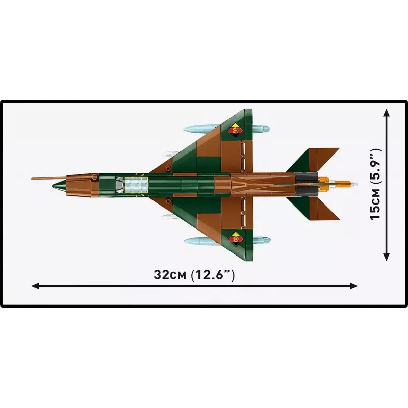 Cobi MiG-21 pienoismallisarja 396 osaa – Cobi Blocks rakennussarja