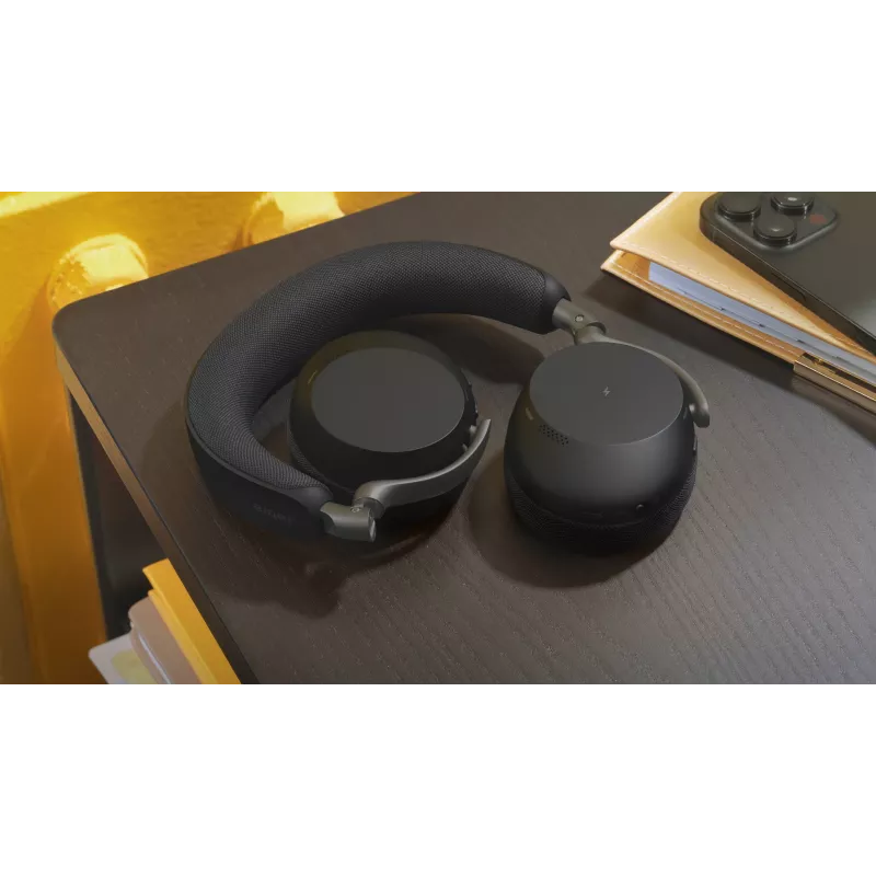 Jabra Evolve3 75 - UC Link390c (langaton latausteline) - musta