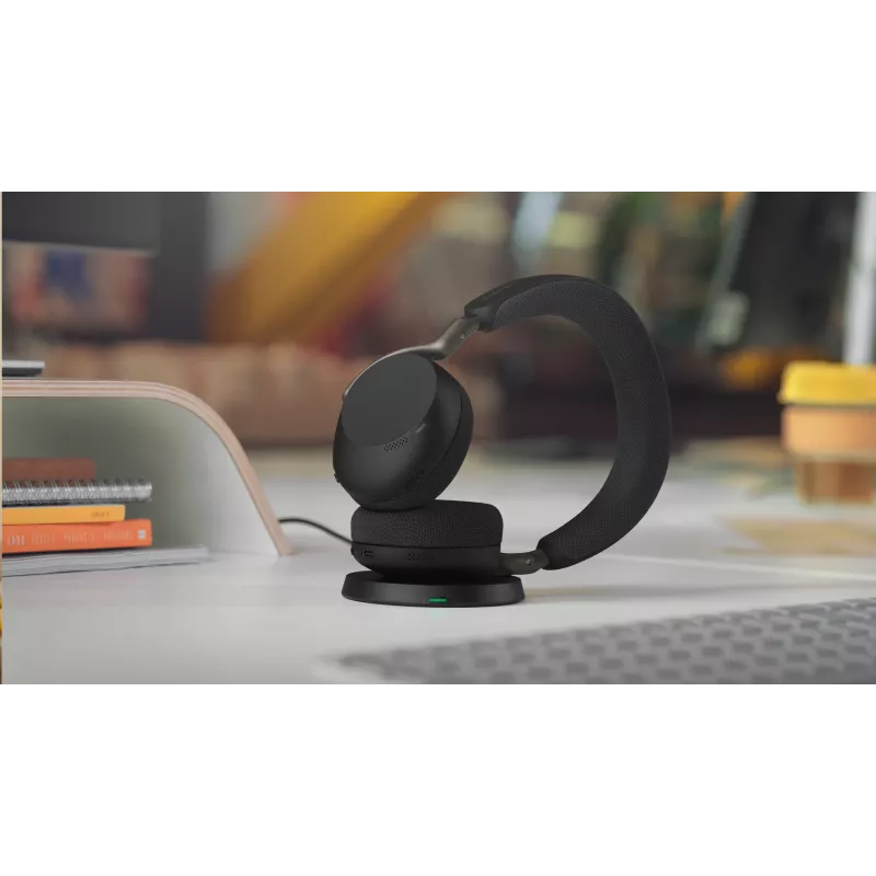 Jabra Evolve3 75 - UC Link390a (langaton latausteline) - musta