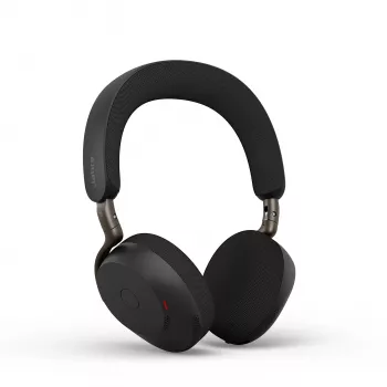 Jabra Evolve3 75 - MS Link390a - musta, langaton, 20 - 20000 Hz, puhelut/musiikki, 180 g, kuulokemikrofoni, musta