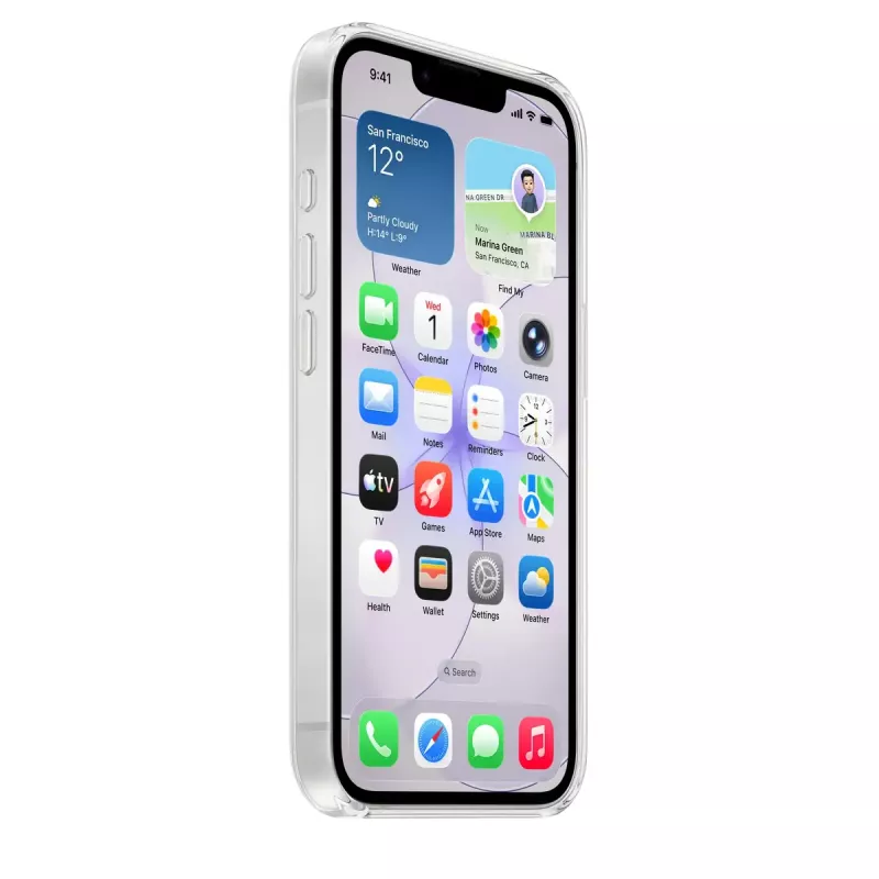 Läpinäkyvä suojakotelo Apple iPhone 17e – läpinäkyvä PC-kotelo, MagSafe, 6,1 tuuman näytölle
