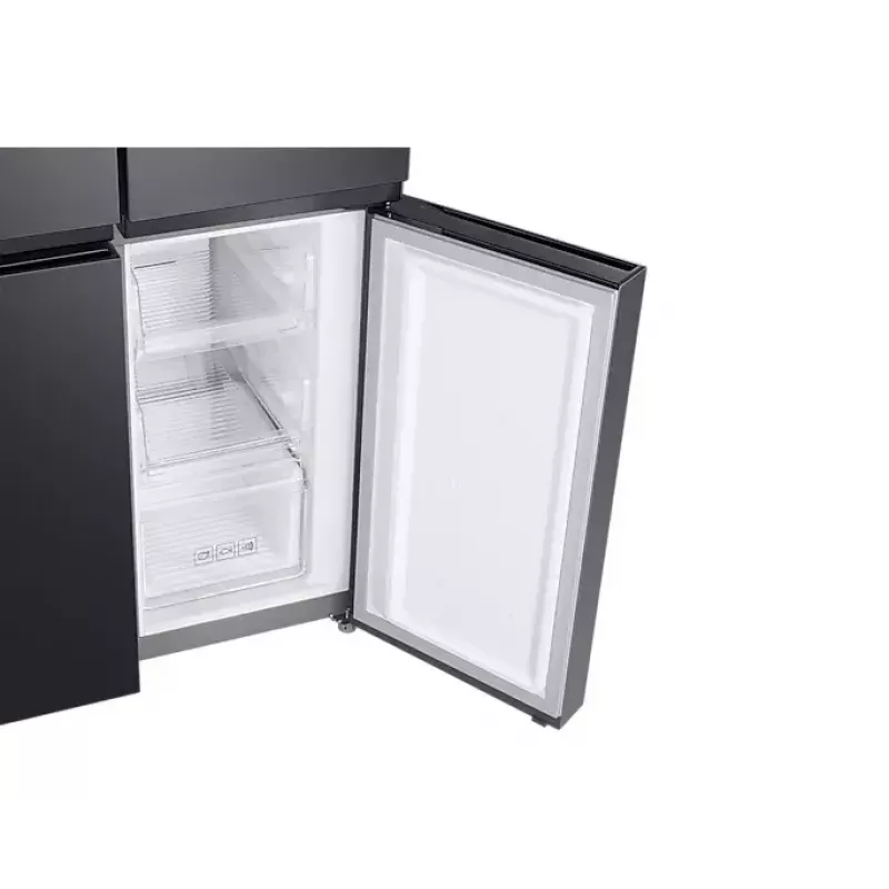 Samsung RF48A401EB4/EO Side-by-Side-jääkaappi vapaasti seisova 488 L musta