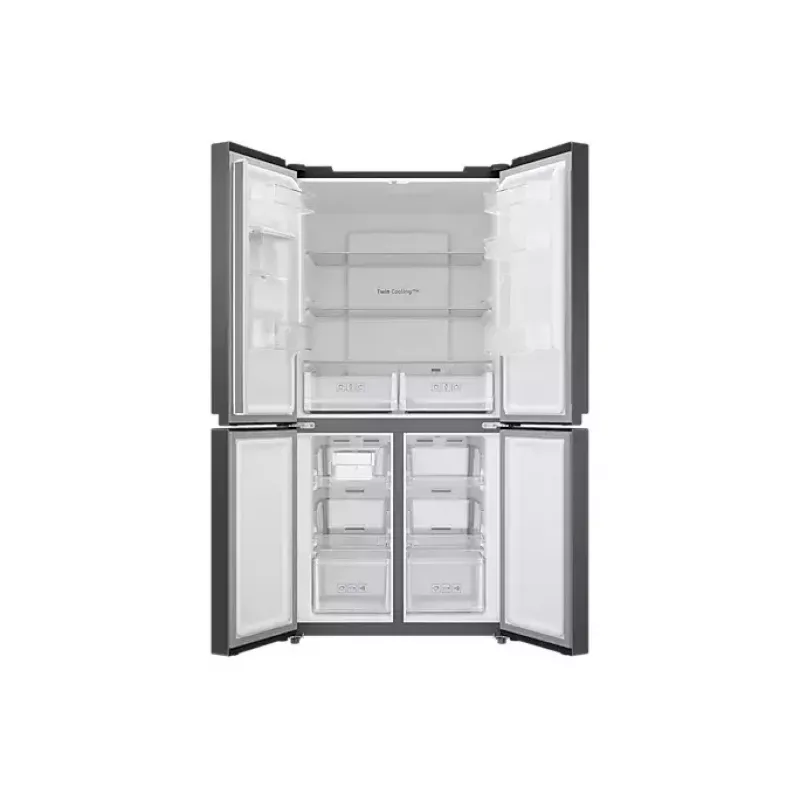 Samsung RF48A401EB4/EO Side-by-Side-jääkaappi vapaasti seisova 488 L musta