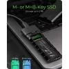 ICY BOX M.2 NVMe-kotelo USB 3.2 Gen 2 Type-C, SSD-kotelo, M.2, PCI Express, 10 Gbit/s, Hot-Swap, musta