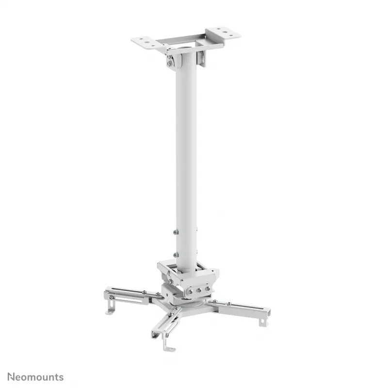 Neomounts CL25-540WH1 -projektorikattoteline – k 60,5–90,5 cm – helppo asennus – täysin liikkuva
