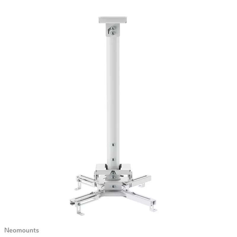Neomounts CL25-540WH1 -projektorikattoteline – k 60,5–90,5 cm – helppo asennus – täysin liikkuva