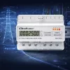 Kolmivaiheinen DIN-kisko-energiamittari QOLTEC 50978 — 400 V, 100 A