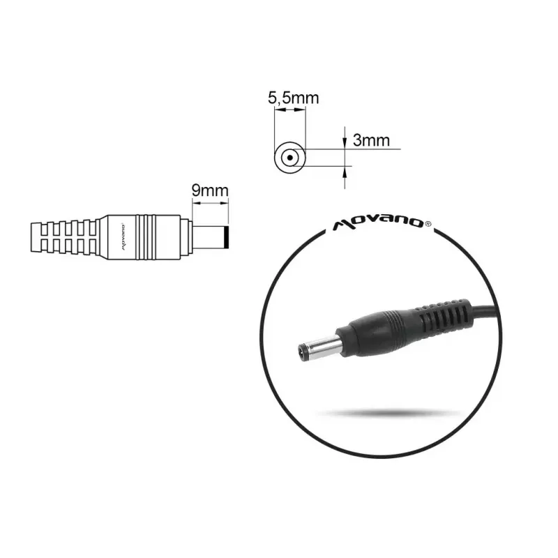Virtalähde MITSU Samsungille 19V 3,16A (malli 5ZM050)