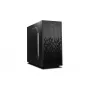 PC-kotelo DeepCool Matrexx 30 SI Mini Tower — Micro ATX/Mini-ITX, 3x3,5 tuuman + 2x2,5 tuuman paikat, 25 cm näytönohjain, 15,1 cm CPU-jäähdytin, ylhäällä virtalähde, musta