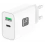 Techly IPW-USB-30WACG matkalaturi yleinen valkoinen AC pikalataus sisäkäyttöön