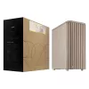 PC-kotelo ASUS ProArt PA401 Wood Edition beige — Mid-Tower, metallinen etupaneeli
