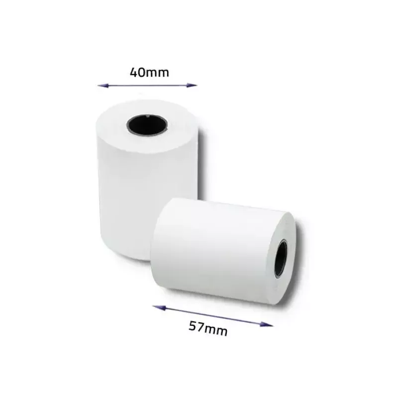 Lämpöpaperirulla QOLTEC 51899 — 57 mm x 16 m, 55 g/m², BPA-vapaa