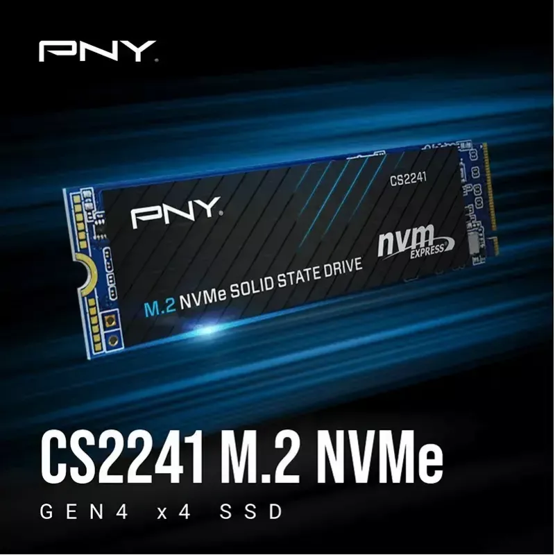 Sisäinen SSD PNY M.2 2280 512 GB M280CS2241-512-BLK, SATA/NVMe ei määritetty