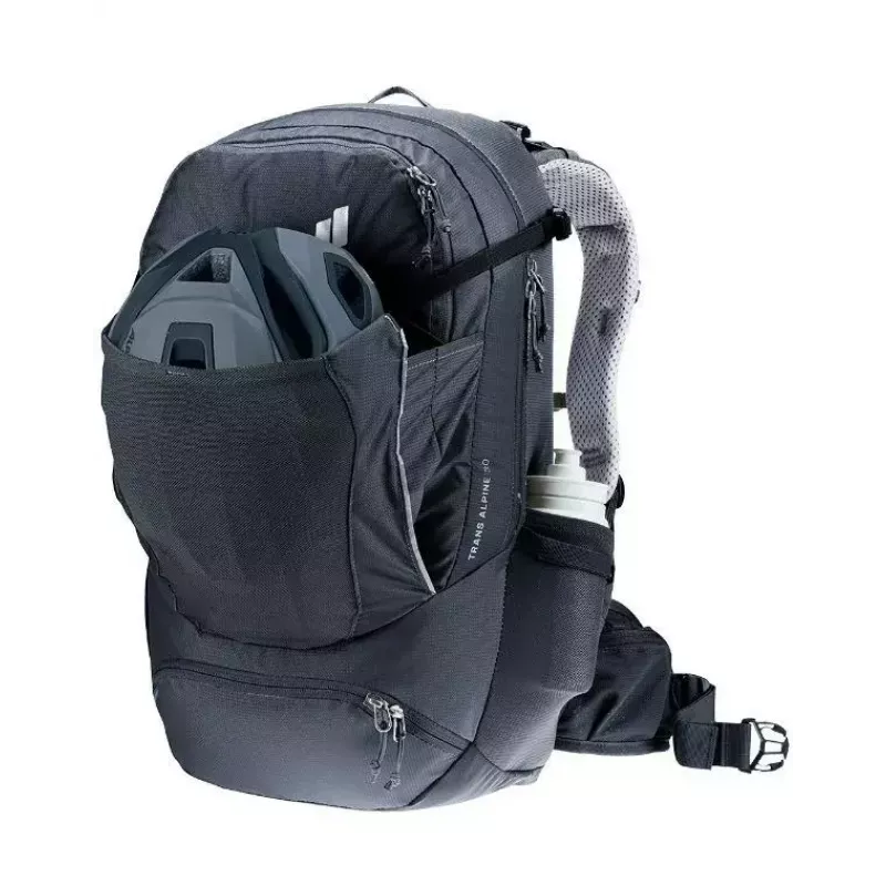 DEUTER Trans Alpine 30 reppu – 30L pyöräilyreppu, musta