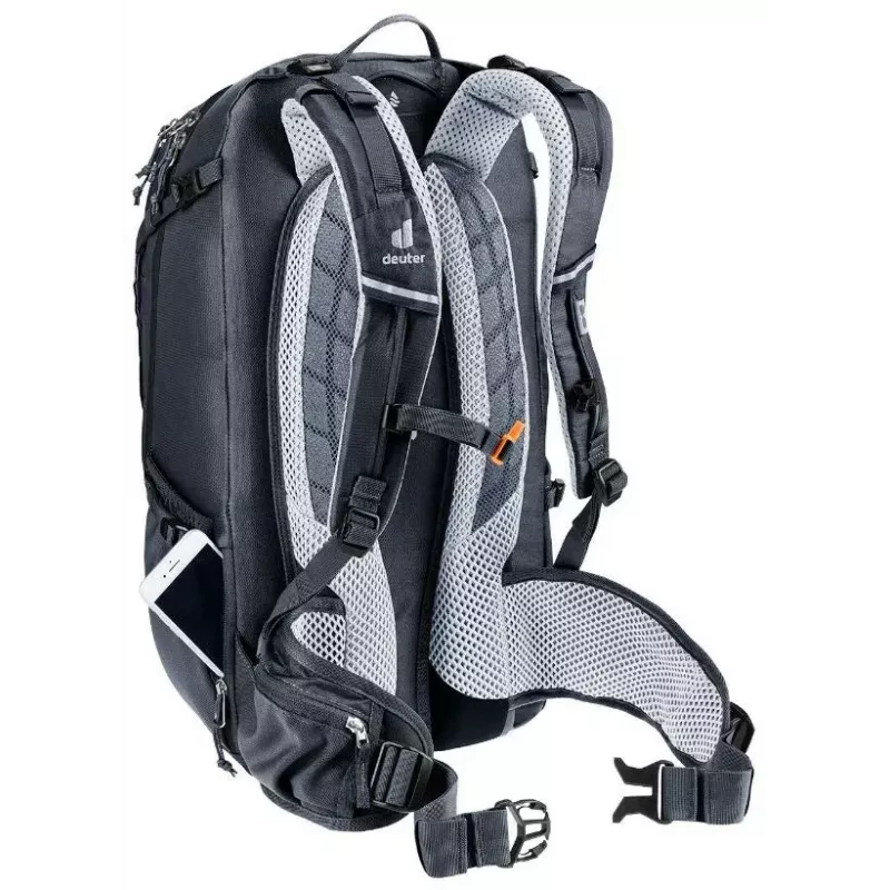 DEUTER Trans Alpine 30 reppu – 30L pyöräilyreppu, musta