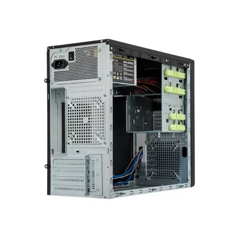 Chieftec XT-01B-350GPB tietokonekotelo Mini Tower musta 350 W