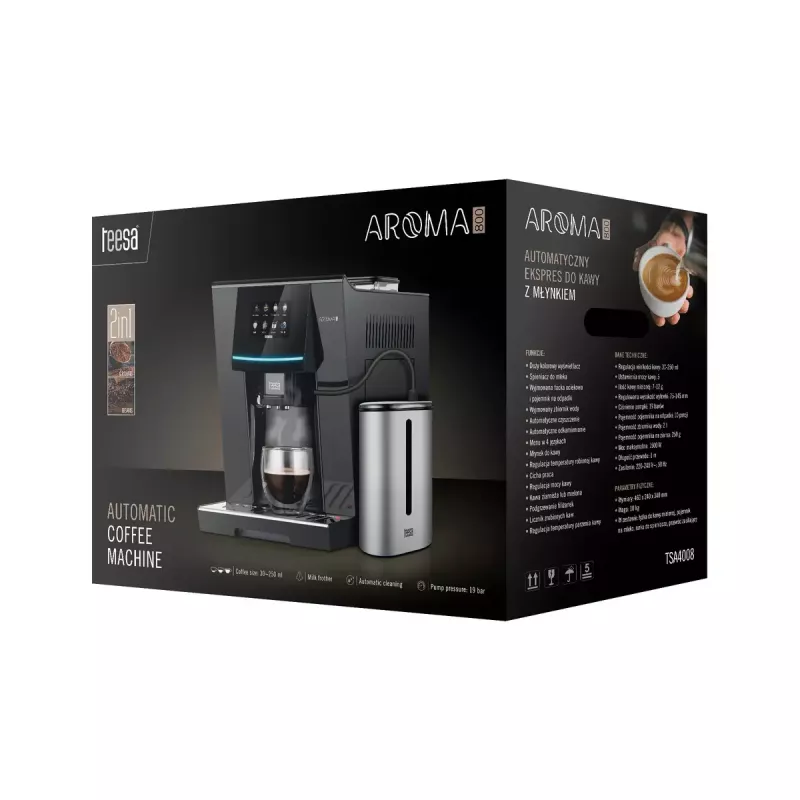Yhdistelmäkahvinkeitin Teesa 2 L Tessa Aroma 800