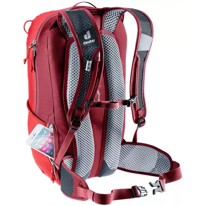 Päiväreppu DEUTER Race 16 — päiväreppu, 16 L tilavuus, cherry