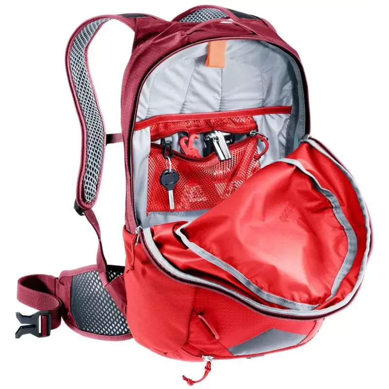 Päiväreppu DEUTER Race 16 — päiväreppu, 16 L tilavuus, cherry