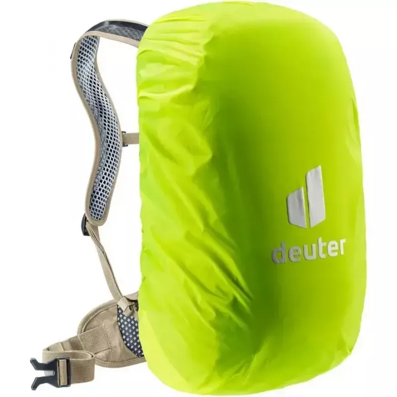 Pyöräilyreppu DEUTER Race Air 10 — kevyt 10 litran pyöräilyreppu, alu/Graustone