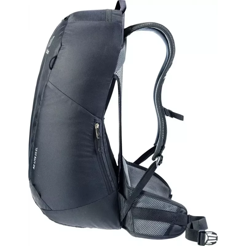 Reppu DEUTER AC Lite 25 EL musta — ilmastoitu päiväreppu, 25 l tilavuus