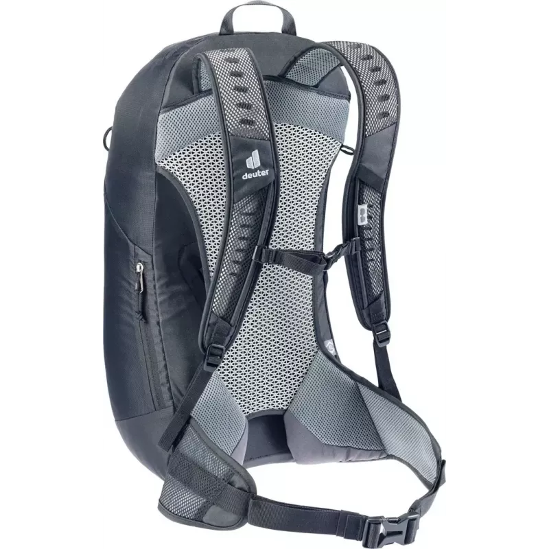 Reppu DEUTER AC Lite 25 EL musta — ilmastoitu päiväreppu, 25 l tilavuus