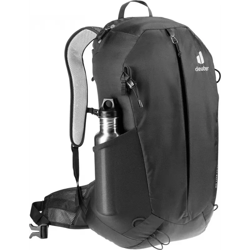 Reppu DEUTER AC Lite 25 EL musta — ilmastoitu päiväreppu, 25 l tilavuus