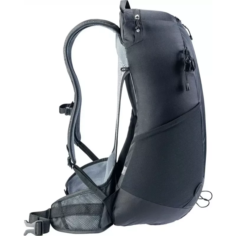 Reppu DEUTER AC Lite 25 EL musta — ilmastoitu päiväreppu, 25 l tilavuus