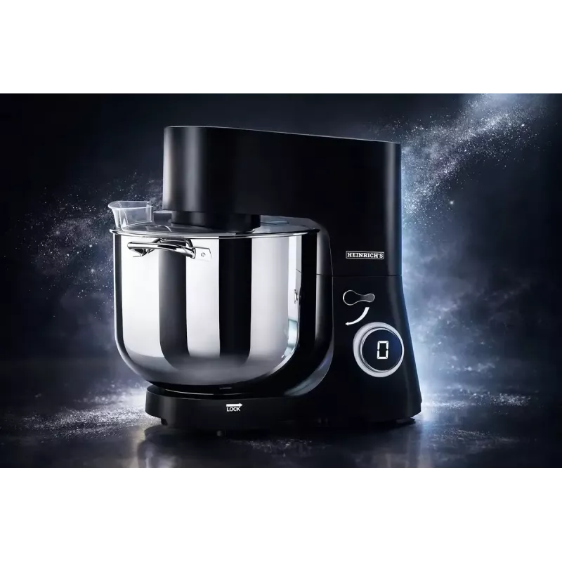 Yleiskone HEINRICH'S HKM 8150 — monitoimikeittiökone työtasolle, musta