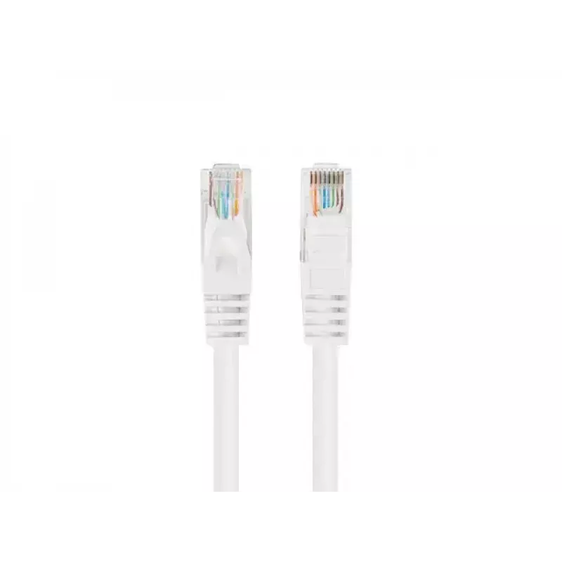 Lanberg PCU6-20CC-0200-W Cat6 U/UTP -patchkaapeli, 2 m, valkoinen, 10 kpl:n pakkaus