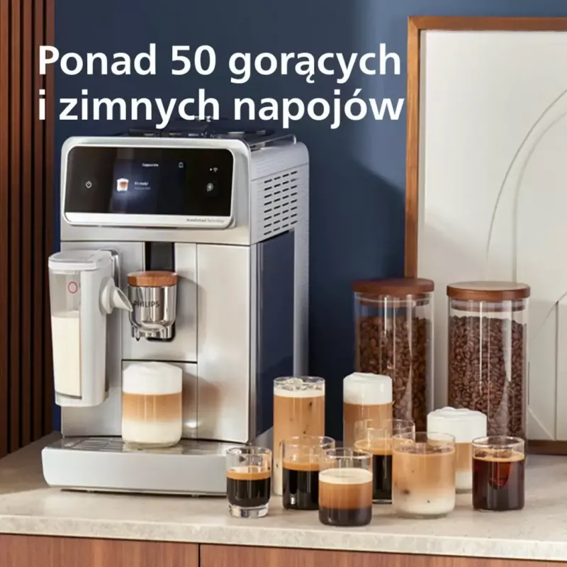 Kahvinkeitin Philips Series 8000 Café Aromis EP8757/20, hopea, 1 500 W