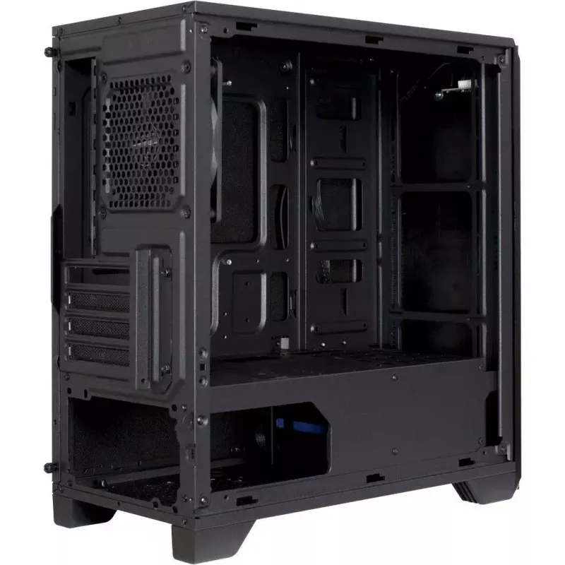 PC-kotelo Inter-Tech H-606 Micro Tower musta