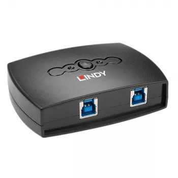 Lindy 2-porttinen USB 3.0 -kytkin