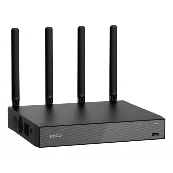 Verkkovideonauhuri IMOU N110W - 10-kanavainen Wi-Fi-6-NVR, enintään 2592x1944, dualband-WLAN, SATA-kiintolevy enintään 16 TB, 10/100 Ethernet, musta