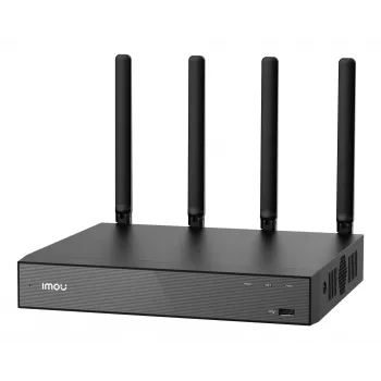 Verkkovideonauhuri IMOU N110W - 10-kanavainen Wi-Fi-6-NVR, enintään 2592x1944, dualband-WLAN, SATA-kiintolevy enintään 16 TB, 10/100 Ethernet, musta