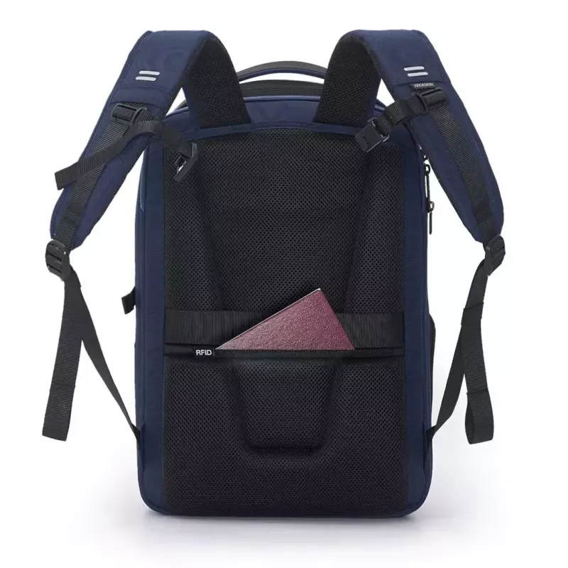 Laptop-reppu XDDESIGN Bizz Navy – vedenpitävä, kevyt, malli P705.935