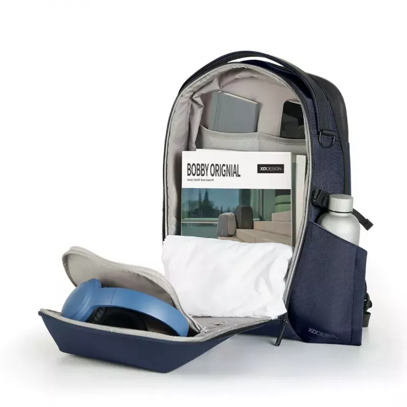 Laptop-reppu XDDESIGN Bizz Navy – vedenpitävä, kevyt, malli P705.935
