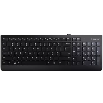 Lenovo 300 näppäimistö yleis-USB QWERTY US English musta