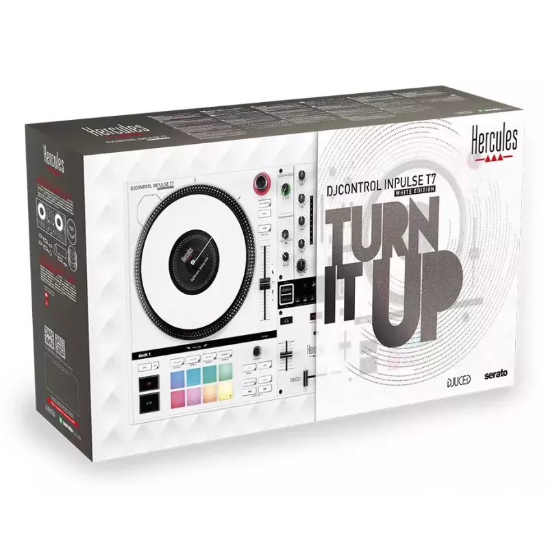 DJ-kontrolleri Hercules Inpulse T7 White Edition