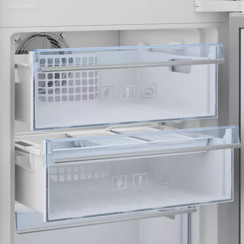 Beko BCNA306E42SN jääkaappi-pakastin kalusteisiin 284 L valkoinen