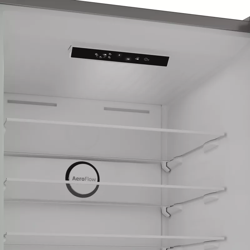 Beko B3RCNE564HXB jääkaappi-pakastin vapaasti seisova 490 L hopea