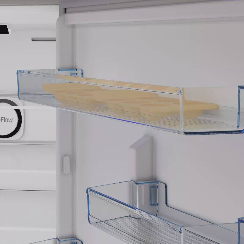 Beko B3RCNE564HXB jääkaappi-pakastin vapaasti seisova 490 L hopea