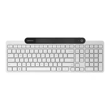 Langaton Bluetooth-näppäimistö Lenovo 800 — US-englanti-asettelu, itselataava, valkoinen