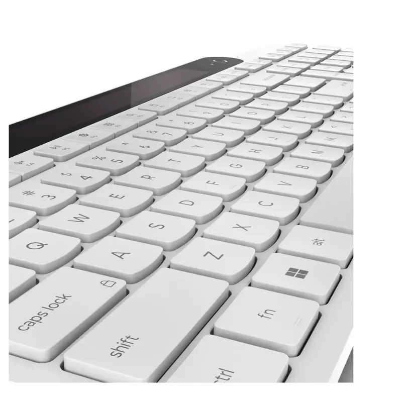 Langaton Bluetooth-näppäimistö Lenovo 800 — US-englanti-asettelu, itselataava, valkoinen