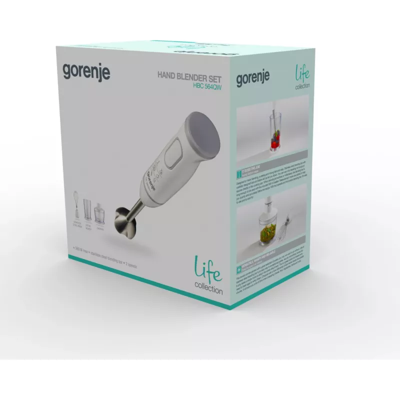 Gorenje HBC564QW 0,5 L sauvasekoitin 500 W valkoinen