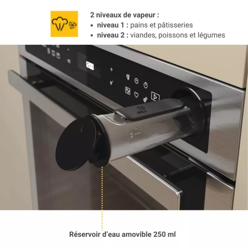 Whirlpool AKZ9S 8271 IX 73 L ruostumaton teräs
